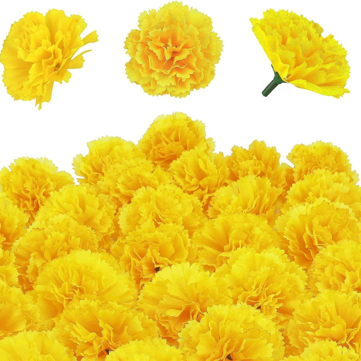 Pack de flores de cempasúchil amarillas para altar