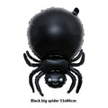 Globo metálico araña negra decoración Halloween